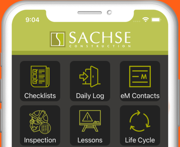 The Sachse App running on a phone